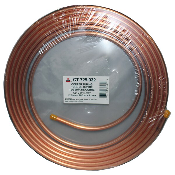 Coil, Copper, 1/2 x 25 x 032